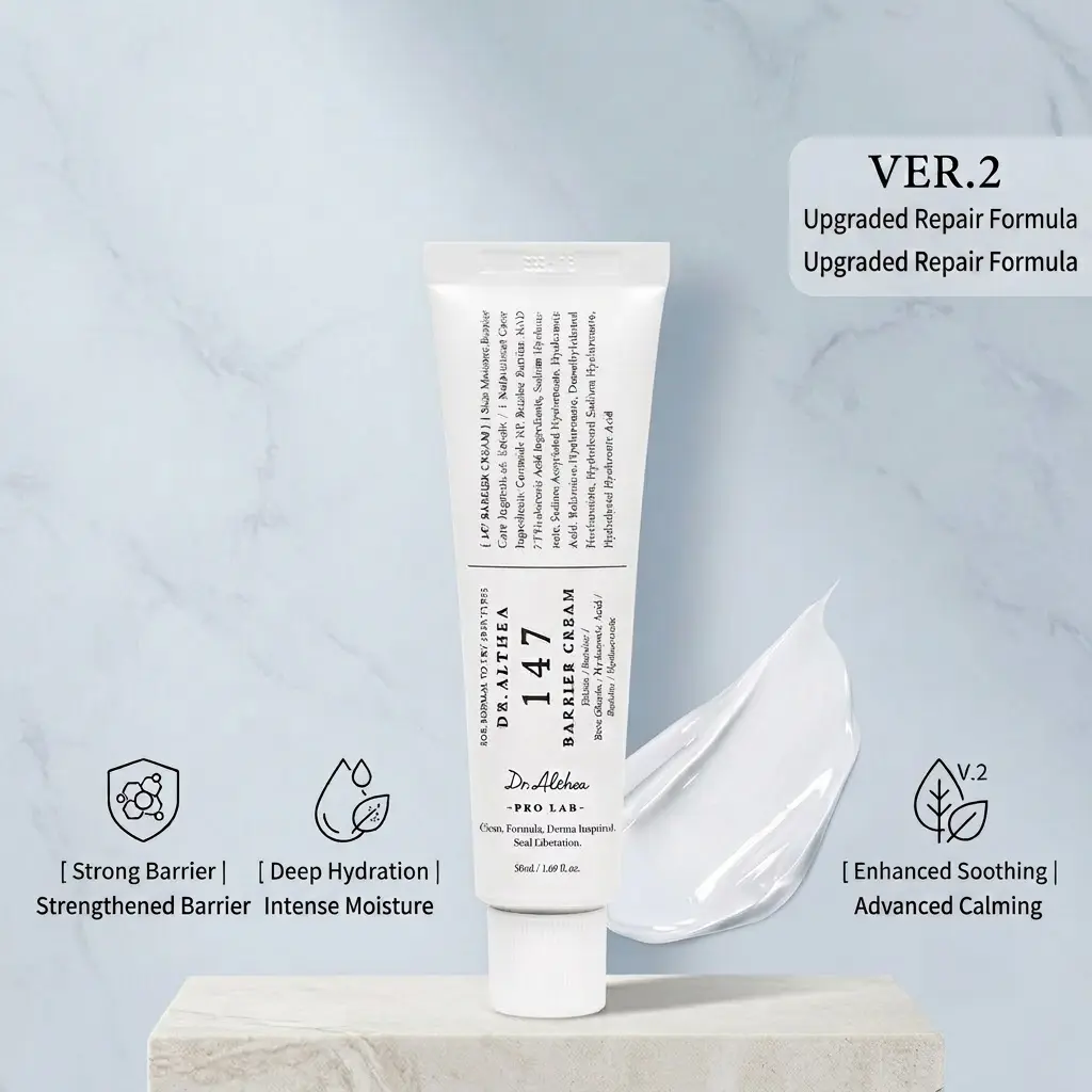 [Dr.Althea Official] 147 Barrier Cream (Ver.2) - Face Moisturizer for Stronger Skin Barrer, Soothing & Hydration, Korean Skincare