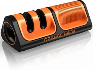 Orange Ninja Mini  ener - Coarse & Fine  ener, ening System-  eners for Kitchen , Pocket Kitchen  eners with Bottle Opener & Fridge Attachment