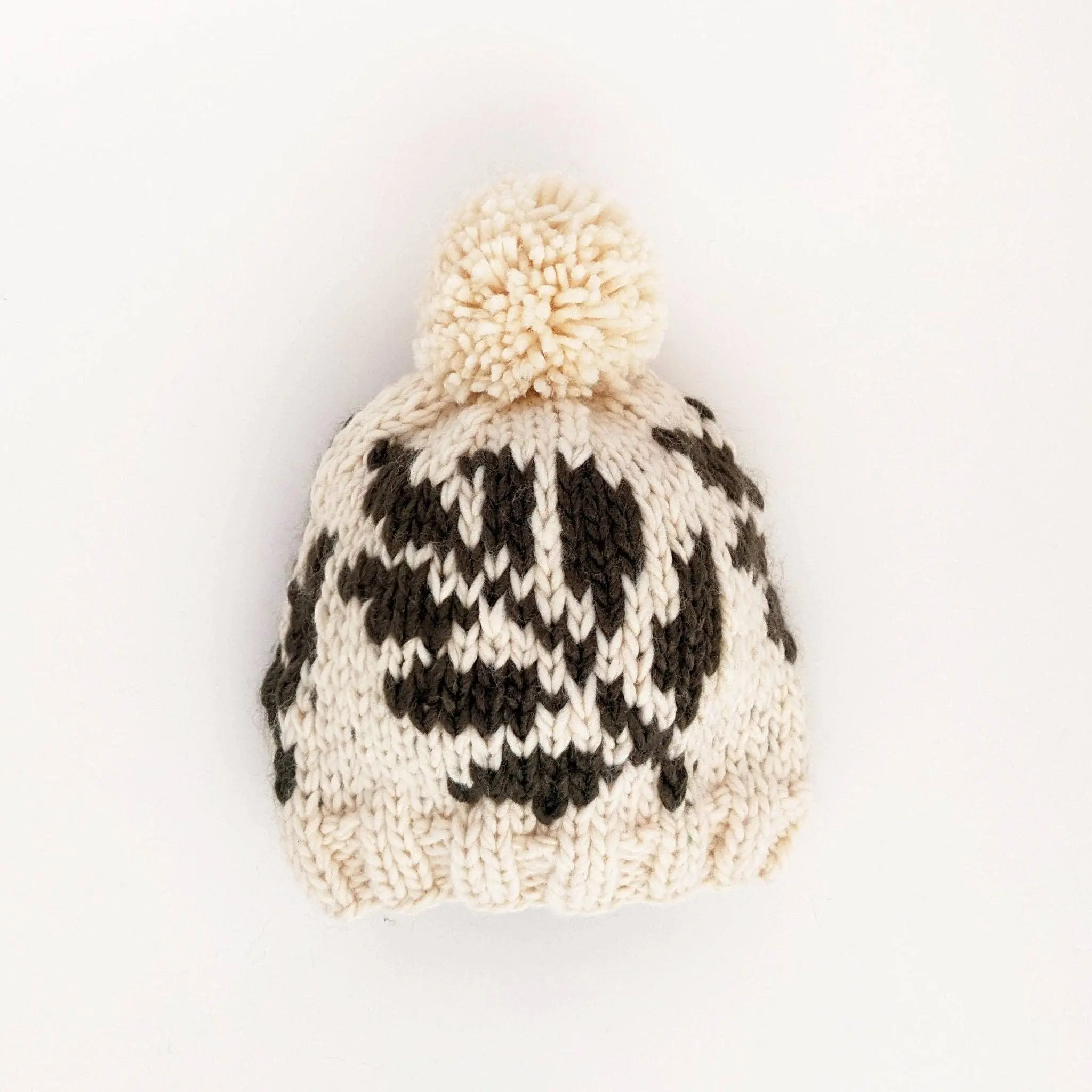 Leaf Print Beanie Hat