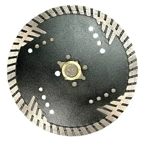 Pro Diamond 6" 10MM Segment Continuous Turbo  Blades w/ V-shape Segment for Granite