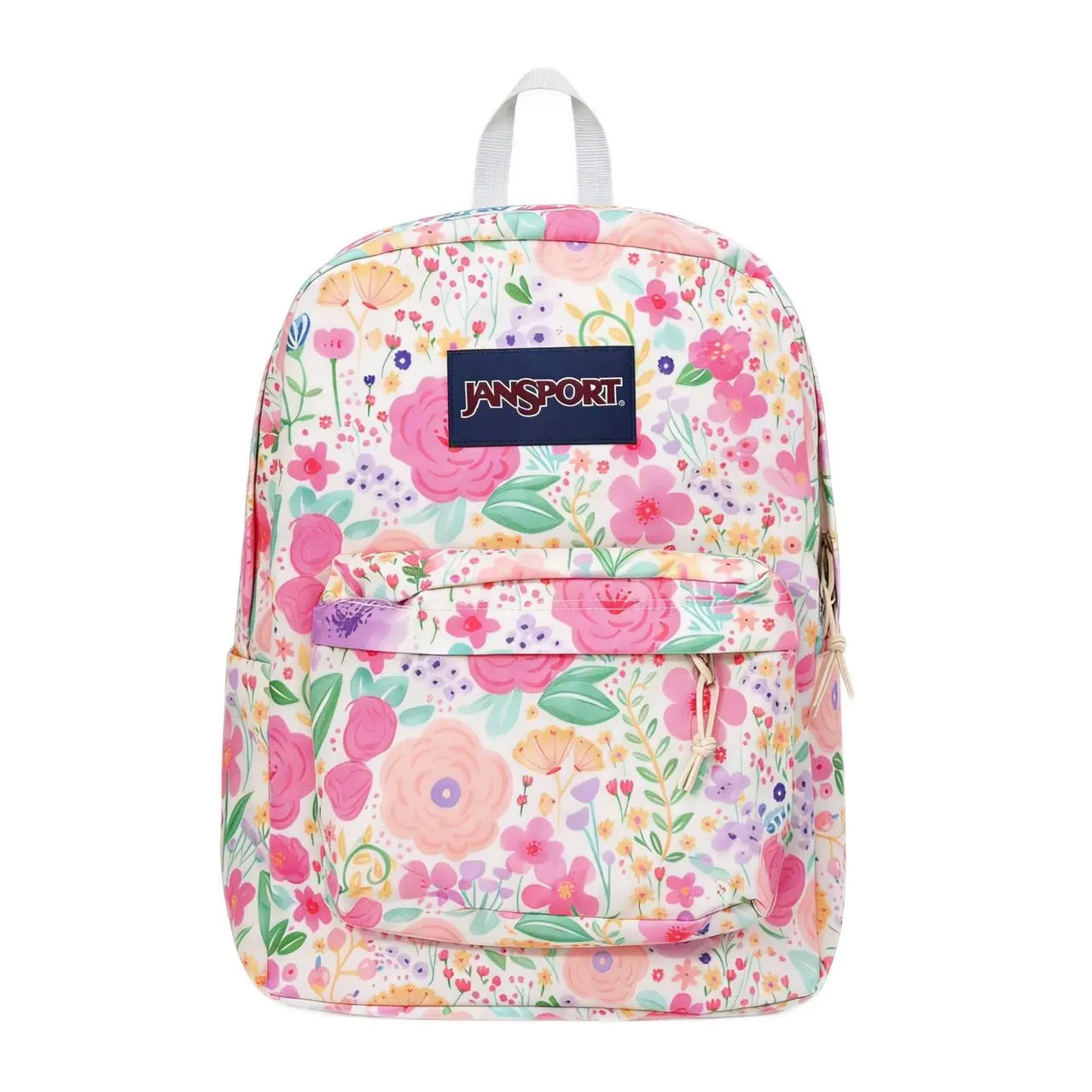 JANSPORT new large-capacity school backpackPink Floral Plaid Leopard Print Nylon Student Backpack, Multi Pocket Water Resistant Casual Daypack, Lightweight Teen Girls Rucksack For School Daily Commute Travel, Multiple Sweet Pink Pattern Options