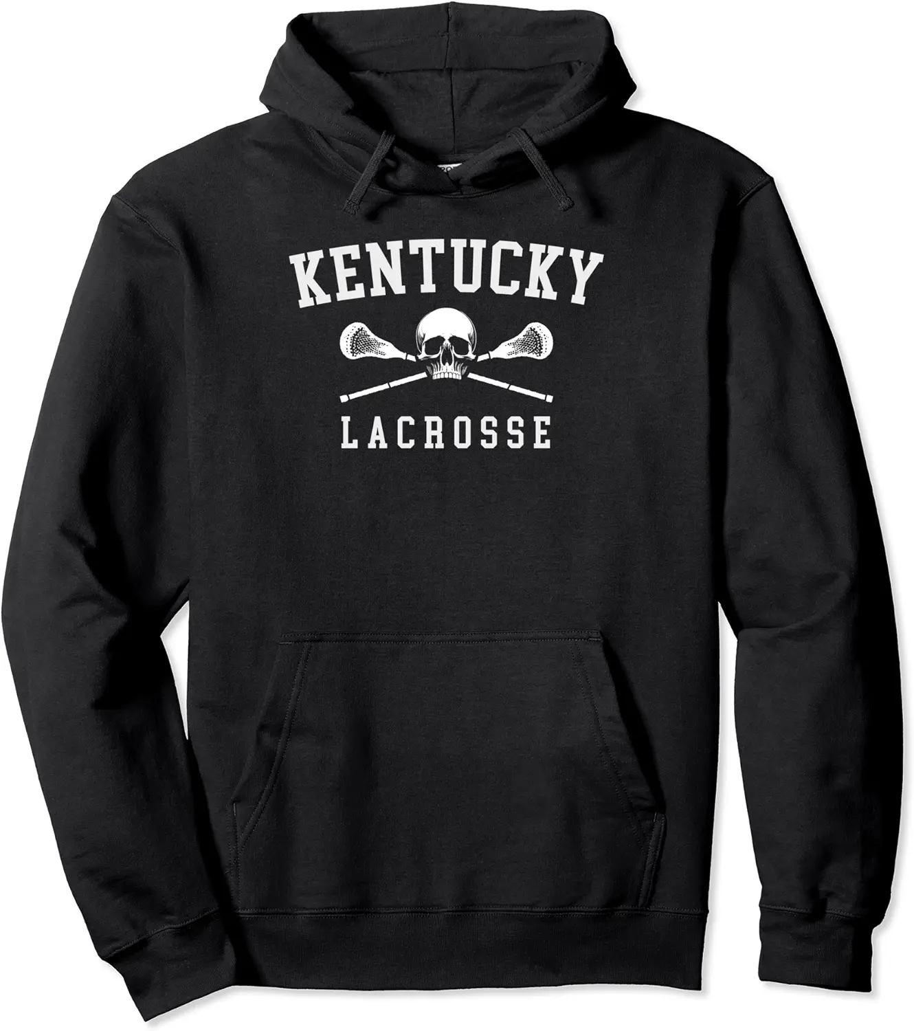 Vintage Kentucky Skull & Cross Bones Lacrosse Pullover Hoodie - Randydavidmu Shop 38B0BHKQCM8Q