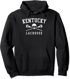 Vintage Kentucky Skull & Cross Bones Lacrosse Pullover Hoodie - Randydavidmu Shop 38B0BHKQCM8Q