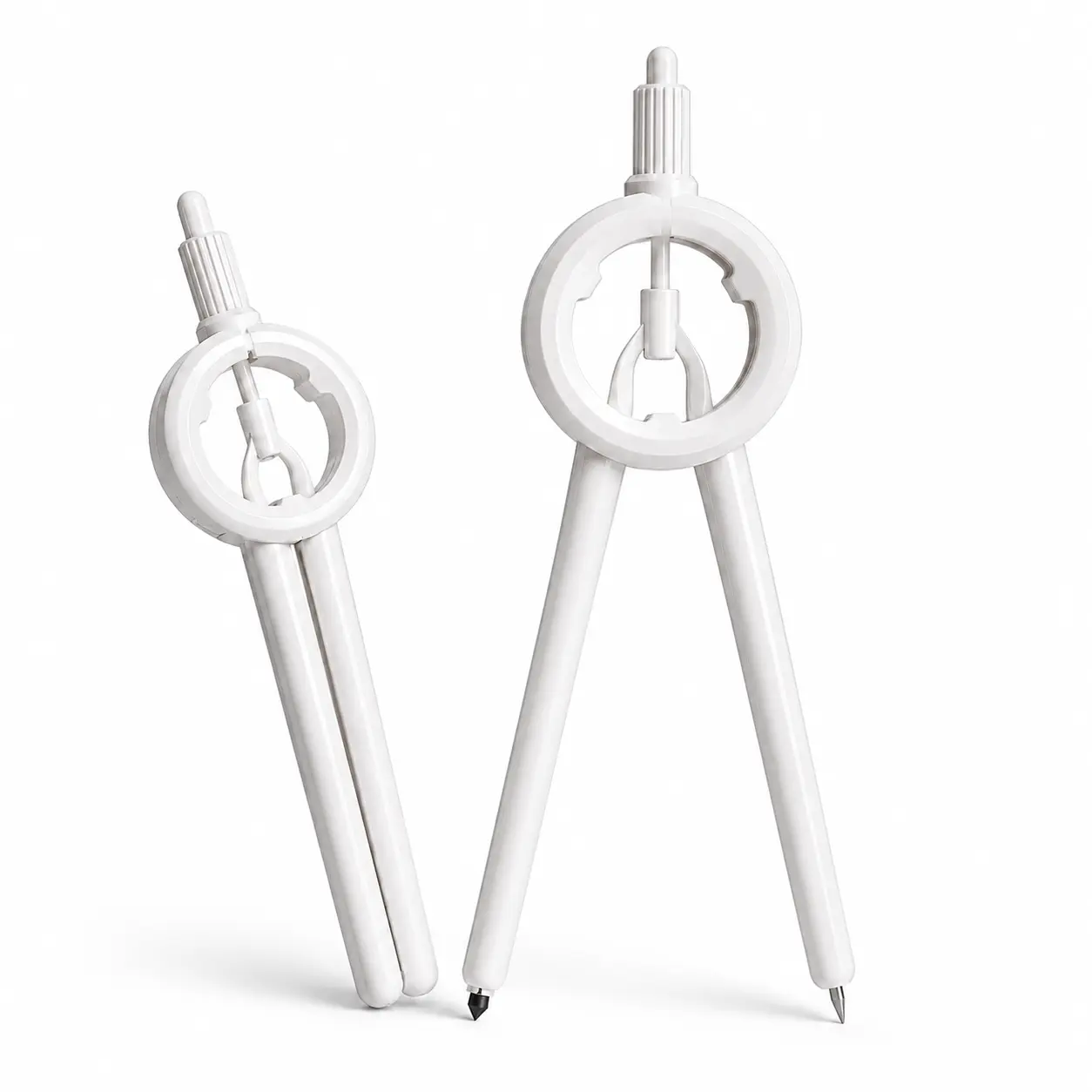 Professional Drafting Math Compass with Visible Radius Scale, 0.5mm Lead Compatible, 2026-2027 Back-to-School Essential Stationery for Students