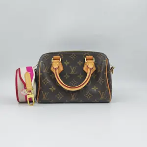 Pre-owned Louis Vuitton H3 Speedy 20 — Monogram Canvas & Cowhide, Pink Shoulder Strap — Handbag & Crossbody Bag 60942