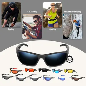 Polarized Sports Sunglasses Shatter Resistant