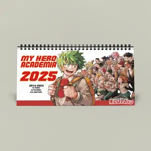 My Hero Ac4demia Desk Calendar 2025, Anime Calendar Monthly Planner, Yearly Planner, Anime Fan Gift