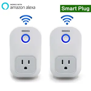 [2 Packs Smart Plug 10A 120V Mini Wifi Plug Smart Outlet](Type 1), Smart Sockets Remote Control Plugs with Voice Control, Timer & Schedule, Etl/Fcc/Rohs Listed Socket by OOSSXX
