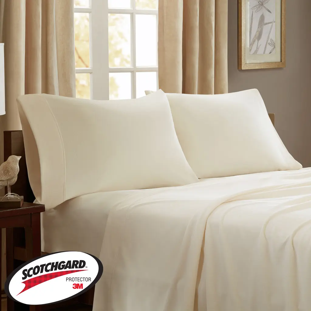 Regency Heights 3M Scotchgard Anti-Pill Micro Fleece Sheet Set - Peak Performance Bedding Supplies