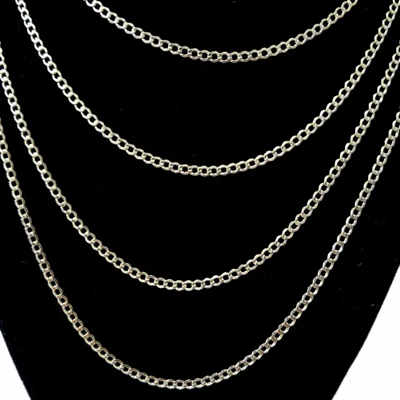 Cuban Chain, 10K Real Gold Necklace for Men and Women (Classic Hip-Hop Jewelry Accessory)