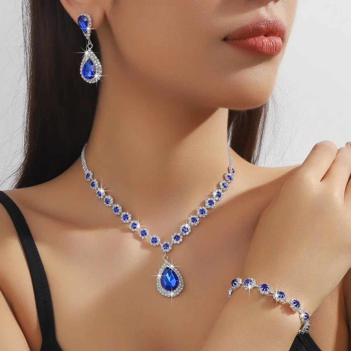 80806508 Blue Three Piece Set