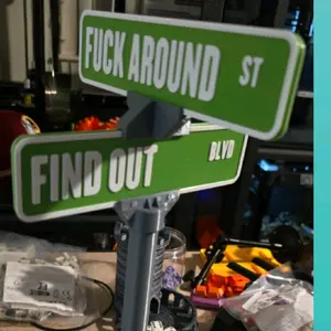 Customizable Mini Street Signs $15 for 8.5in sign $20 for 15in. Decor Desk Wall