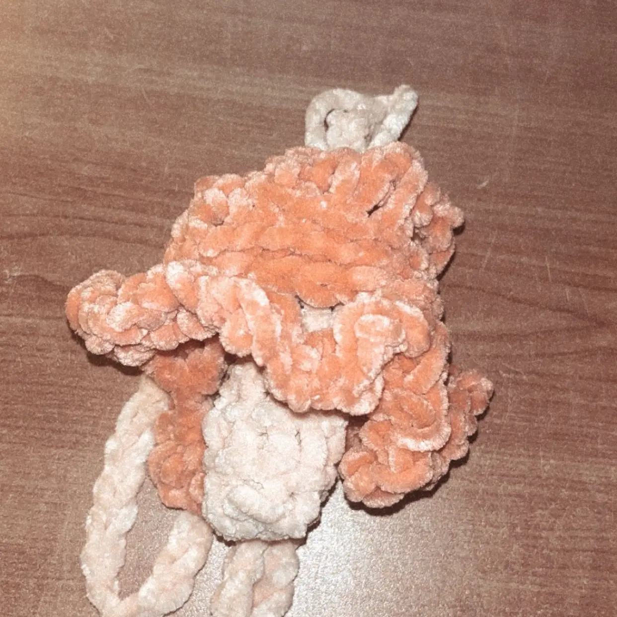 Mushroom Crochet Chapstick Trinket Holder Necklace