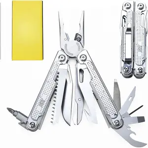 2048 20-in-1 Multitool, Foldable & Self-Locking, Professional Tool for DIY, Home Repairs, Outdoor Camping - -Have Gifts for Men, Compact, Durable, All-in-One Tool for Every Task