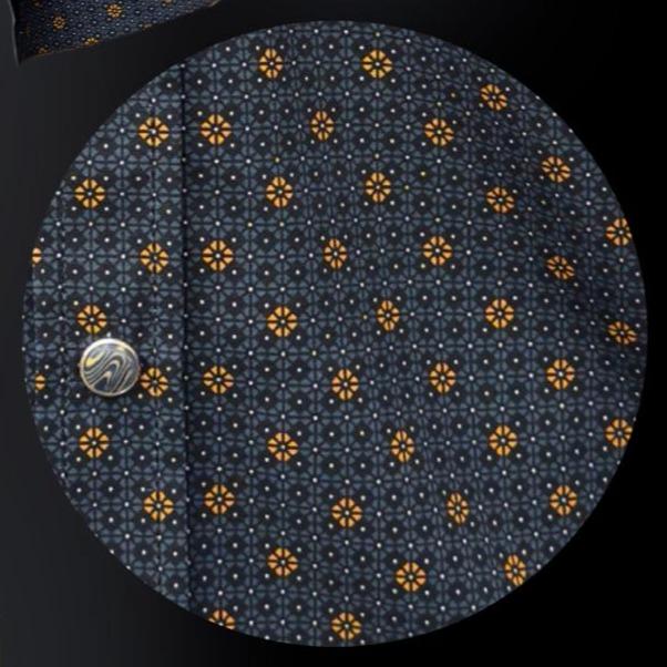 Men's Black Short Sleeve Button Up Shirt