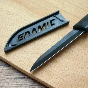 Black Blade Ceramic Knife - 3 Inch Mini Kitchen Knife