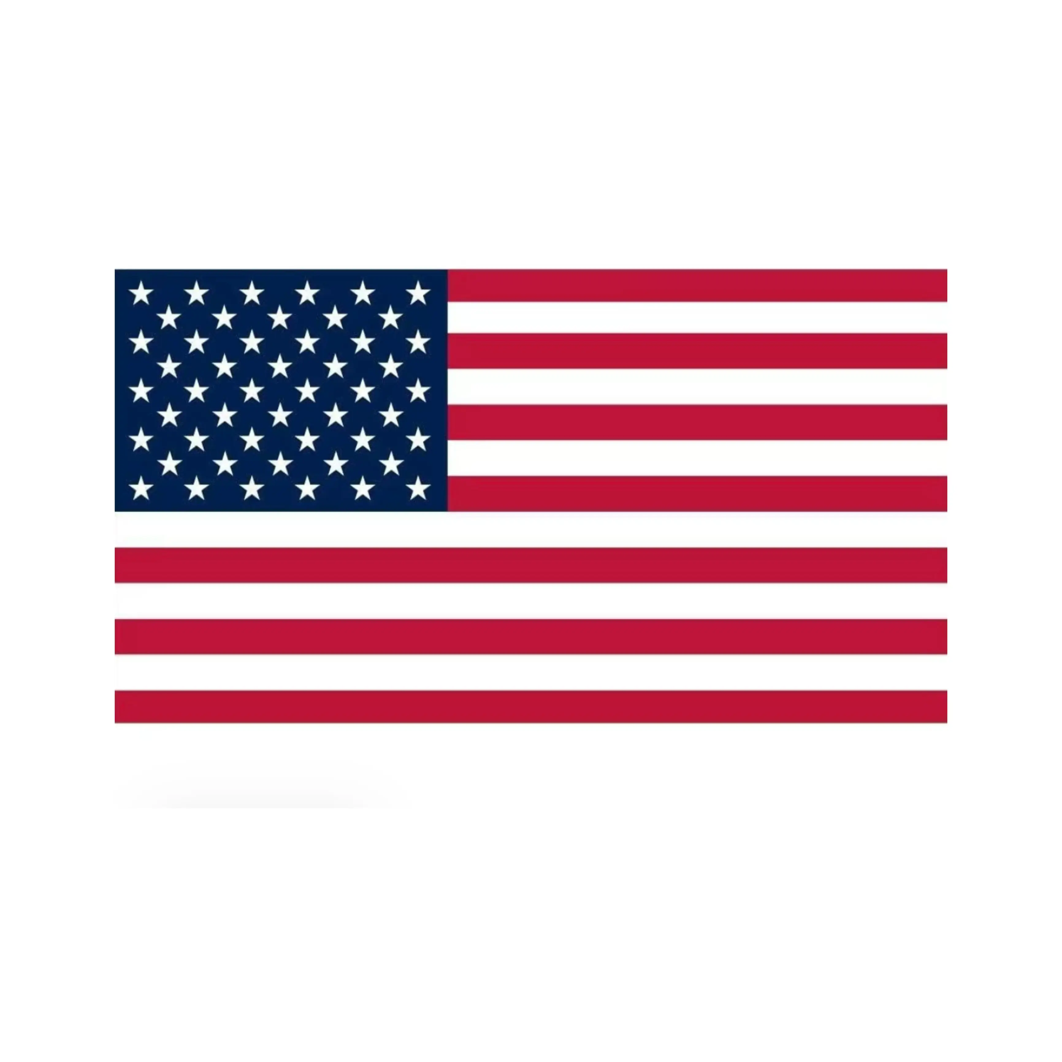 6 Pack USA Flag UV DTF Stickers – 4x2” Waterproof, Veteran-Sourced, For Any Surface (Car, Cup, Laptop & More)
