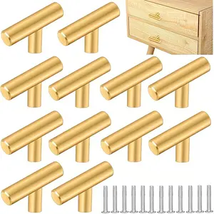 Modern Simple Cabinet Knobs and Pulls Set, Single Hole Door Handles, 50mm Total Length, Suitable for Kitchen Cabinets, Drawers, Bedroom Furniture