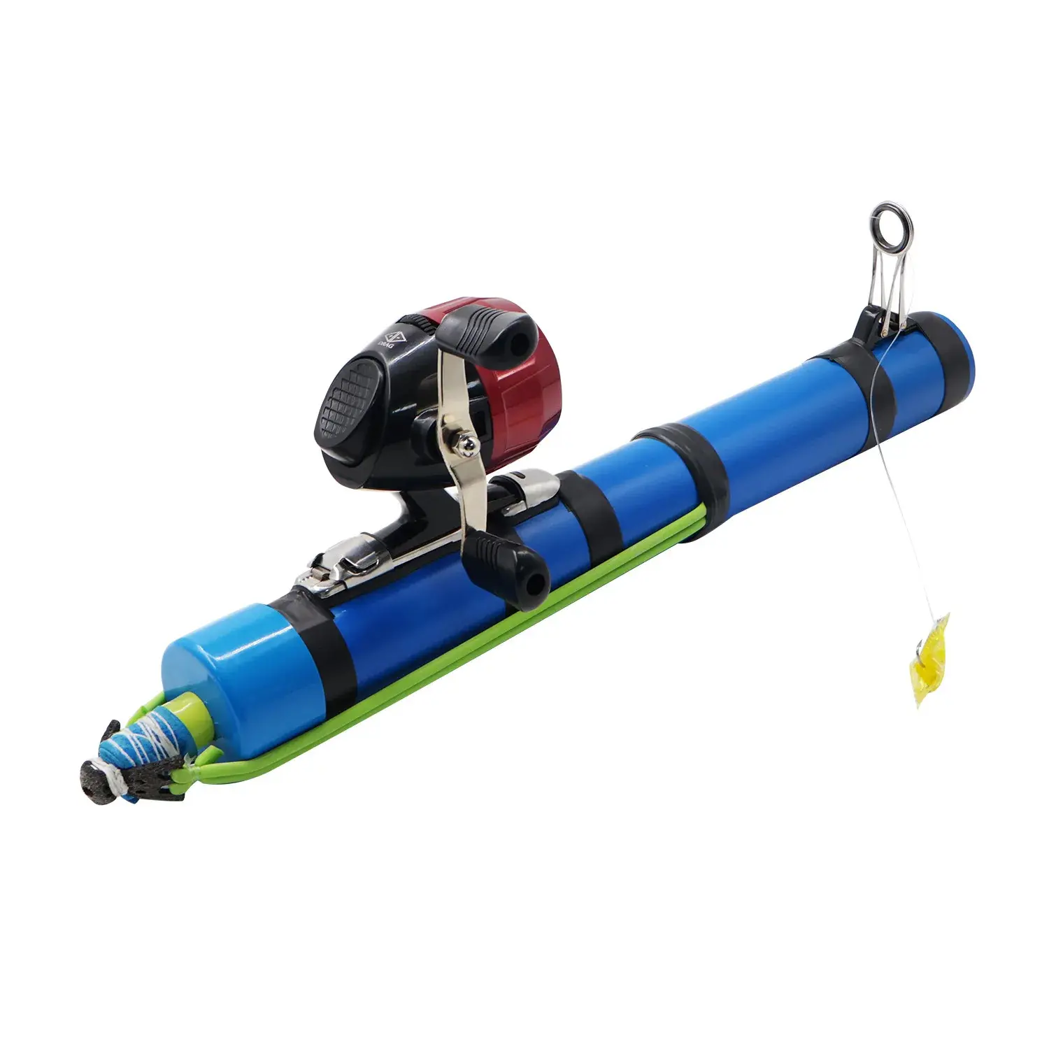 Telescopic Bait Thrower with Rubber-Band Catapult, A Multifunctional Sport Fishing Accessory for Anglers, Professional Fishing Gear Supplies