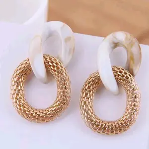 Interlocking Dangle Earrings