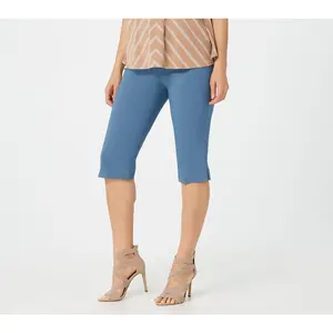 Susan Graver Ultra Stretch Pull-on Pedal Pushers with Pockets