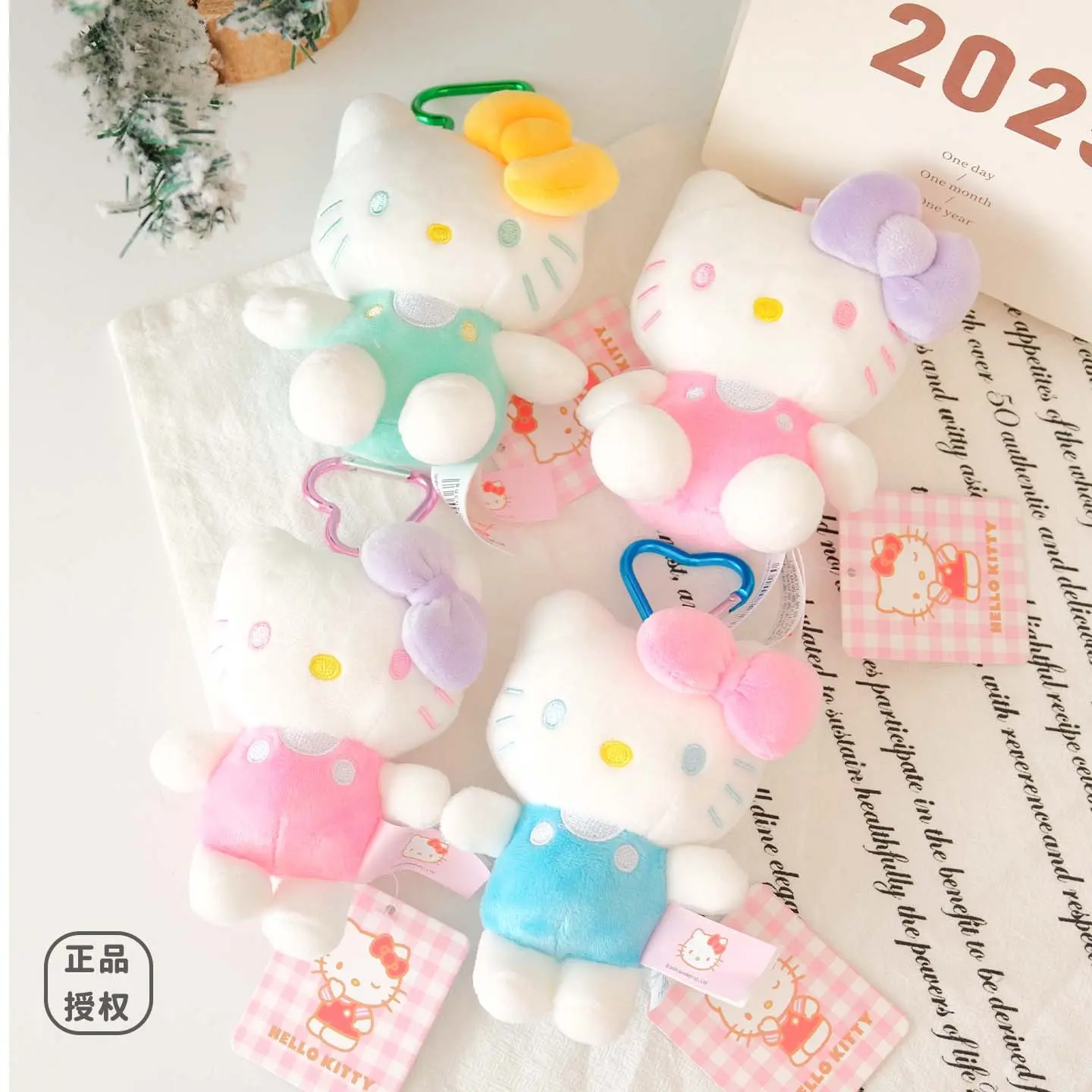 L Sanrio Plush Charms Hello Kitty Keychains Bag Charms Small Ornaments