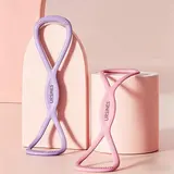 URSINES Figure-8 Arm Resistant Band - Lightweight At Home Gym Equipment, Portable Stretching Band, Soft Foam Gym Stuff, Body Slimming Fitness Accessory