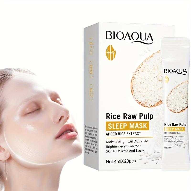 BIOAQUA Rice Raw Pulp Sleep Mask Moisturizing Hydrating Firming ...
