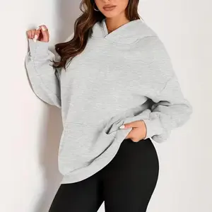 Womens Oversized Hoodies Fleece Sweatshirts Long Sleeve Sweaters Pullover Fall Clothes with Pocket Fallreshness(Sheets)