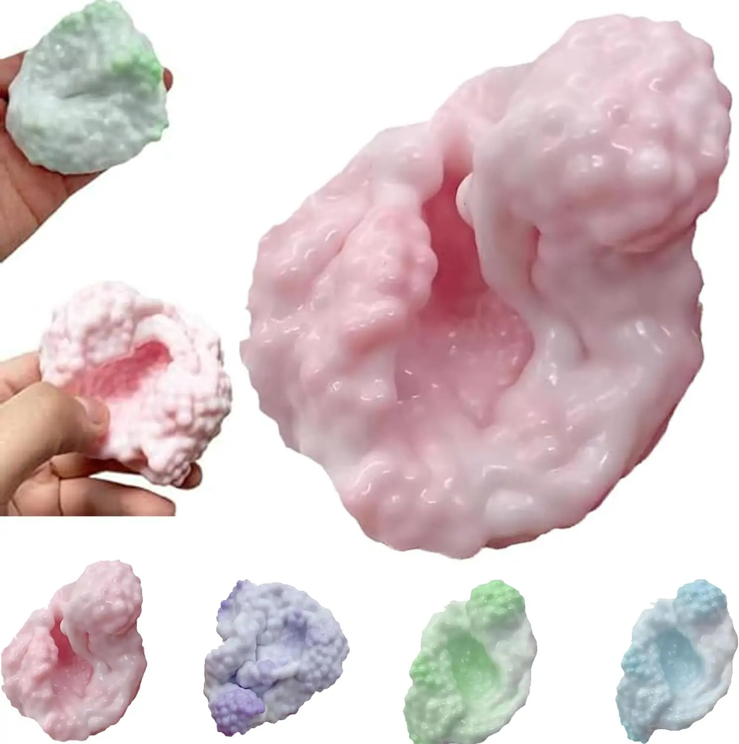 The Ultimate Crunchy Stress Ball  Bead Filled Sensory Toy | Addictive Squeeze Fidget for Stress Relief, Relaxing ASMR & Desk Fun