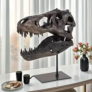 Father’s Day or Graduation Gift – Museum-Grade T-Rex Skeleton Replica, Hand-Finished Weatherproof Resin with Realistic Texture, Indoor/Garden Decor for Dino Lovers, Prehistoric Centerpiece