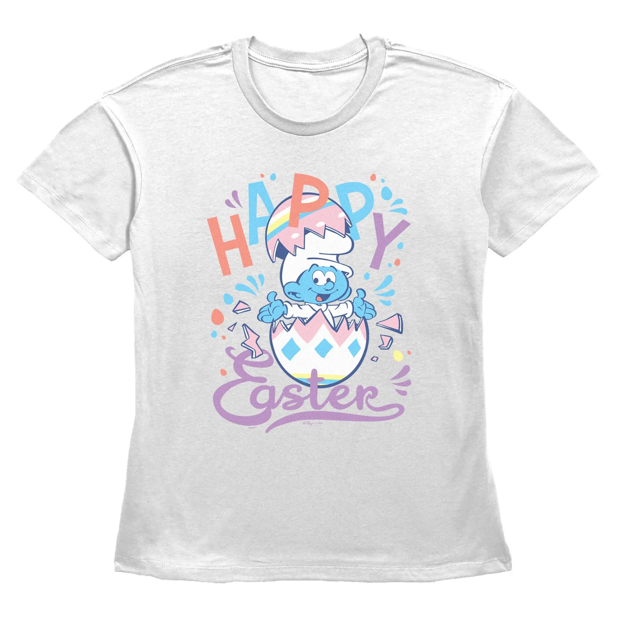 Women's The Smurfs Happy Eggster T-Shirt
