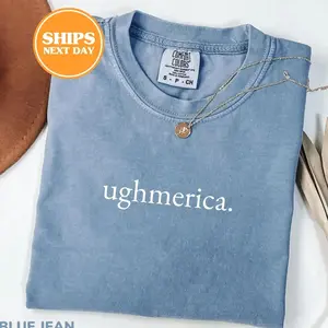 Comfort Colors® Ughmerica Shirt, Anti 4th of July Shirt, Anti Trump Shirt, Anti Fourth of July, Protest Shirt