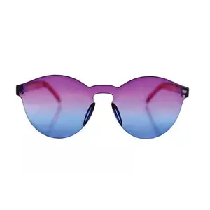 Frameless Ombre Glasses - Rainbow - Pride - 1980's - Costume Accessory - Adult