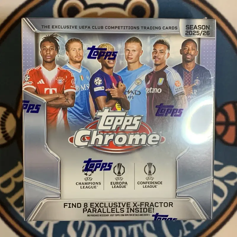 2025 Topps Chrome UEFA Mega Box