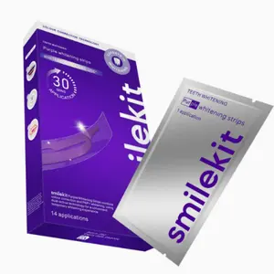 Purple teeth whitening patch Teeth Whitening Strips, 14 Times Teeth Whitening, Gentle Non-Irritating Quick Results, Effective Tooth Bleaching