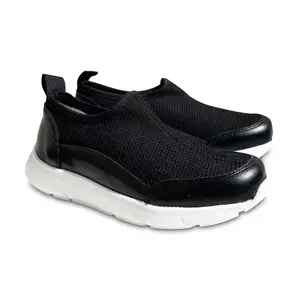 Nens Black Mesh Sock Sneaker
