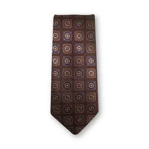 Brown Pattern Tie