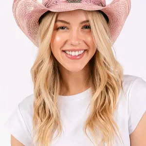Cowboy Hat - Comfortable Fit, Versatile Design, Ideal for Outdoor Activities straw  hat cowboy  hats lexi  rae  straw  hat