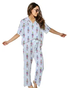 Graffiti Nutcracker Silky Set, Blue