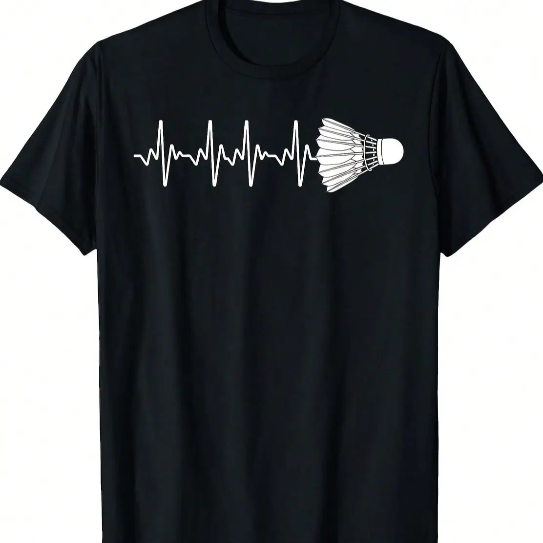 Badminton Art For Wo Badminton Lover Badminton Player T-ShirtAll Season 220g Cotton Single Sided Printed Crew Neck Short