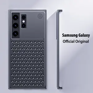Metal Heat Dissipation Phone Case For Samsung Galaxy S24 Ultra S24 Plus Luxury Fragrance Pure aluminum alloy Cooling Phone Cover