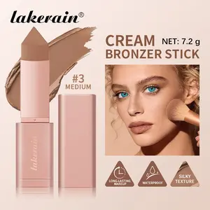 Multifunctional Contour Stick, Facial Contouring Makeup, Face Sculpting Highlighter, Highlighter Balm, High Pigment Low Saturation, Natural Shadow Transparent Highlight, Cream Bronzer Stick