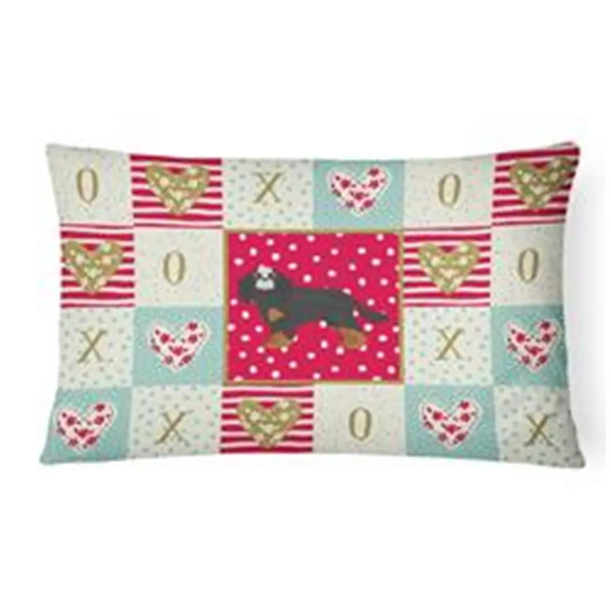 12 x 3 x 16 in. Cavalier King Charles Spaniel No.2 Love Canvas Fabric Decorative Pillow