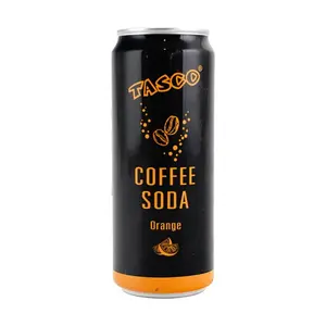TASCO Thai Orange Flavored Coffee Soda Drink - 330ml Can - Refreshing Bubbly Citrus Energy Boost TASCO Thai Orange Flavored Coffee Soda Drink - 330ml Can - Refreshing Bubbly Citrus Energy Boost