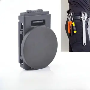 Magnetic Waist Clip Tool Holder, Durable Portable Organizer with Secure Belt Grip & Waterproof Design for Metal Tools, Waist Clip Suction Disc