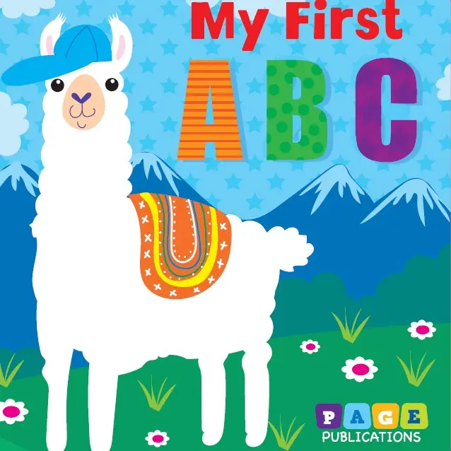 My First ABC Alphabet Hardcover Book, Preschool Learning Book, Early Reading Resource for Toddlers, Early Reading Book