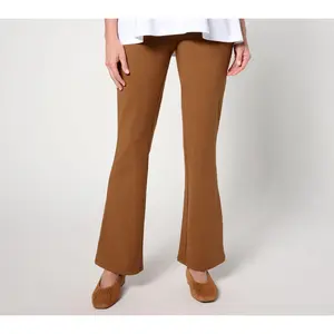 Women with Control Regular Pull On Slim Bootcut Pants