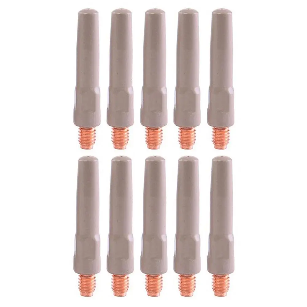 10PCS Industrial Non-Stick Welding Nozzles Set - Welding Accessory, Durable Heat-Resistant Design, Universal Fit for Most MIG Torches, Boosts Efficiency, Reduces Spatter Buildup, Ideal for Professionals & DIY Users