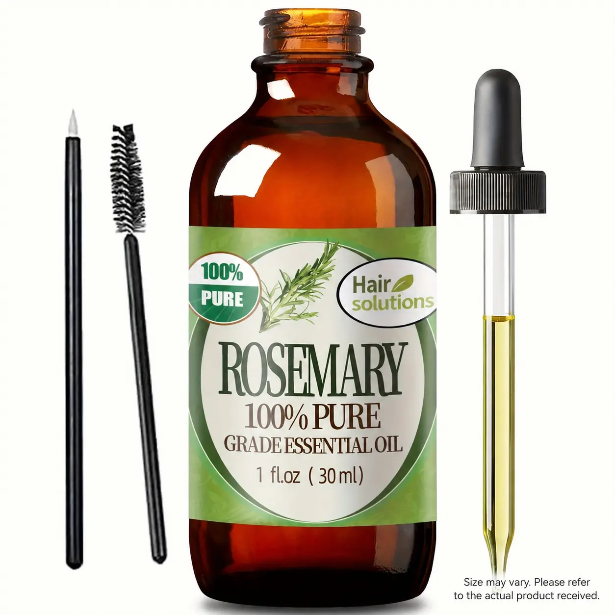 Ultra-Strength Rosemary Hair Oil – Thicker, Healthier Hair  Perfect Valentine’s Gift | Cooling Scalp | Frizz-Free Shine | 1oz/30ml